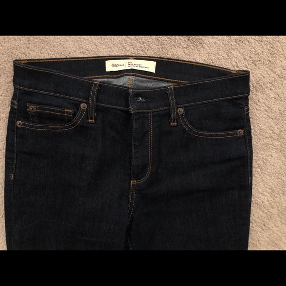 Gap 1969 True Skinny Dark Denim Jeans, Sz 27R. - Picture 7 of 7
